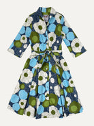 GRACE dress Flower Charm Navy - Lesley Evers-Dress-Grace-Shop