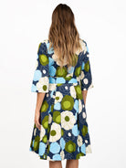 GRACE dress Flower Charm Navy - Lesley Evers-Dress-Grace-Shop