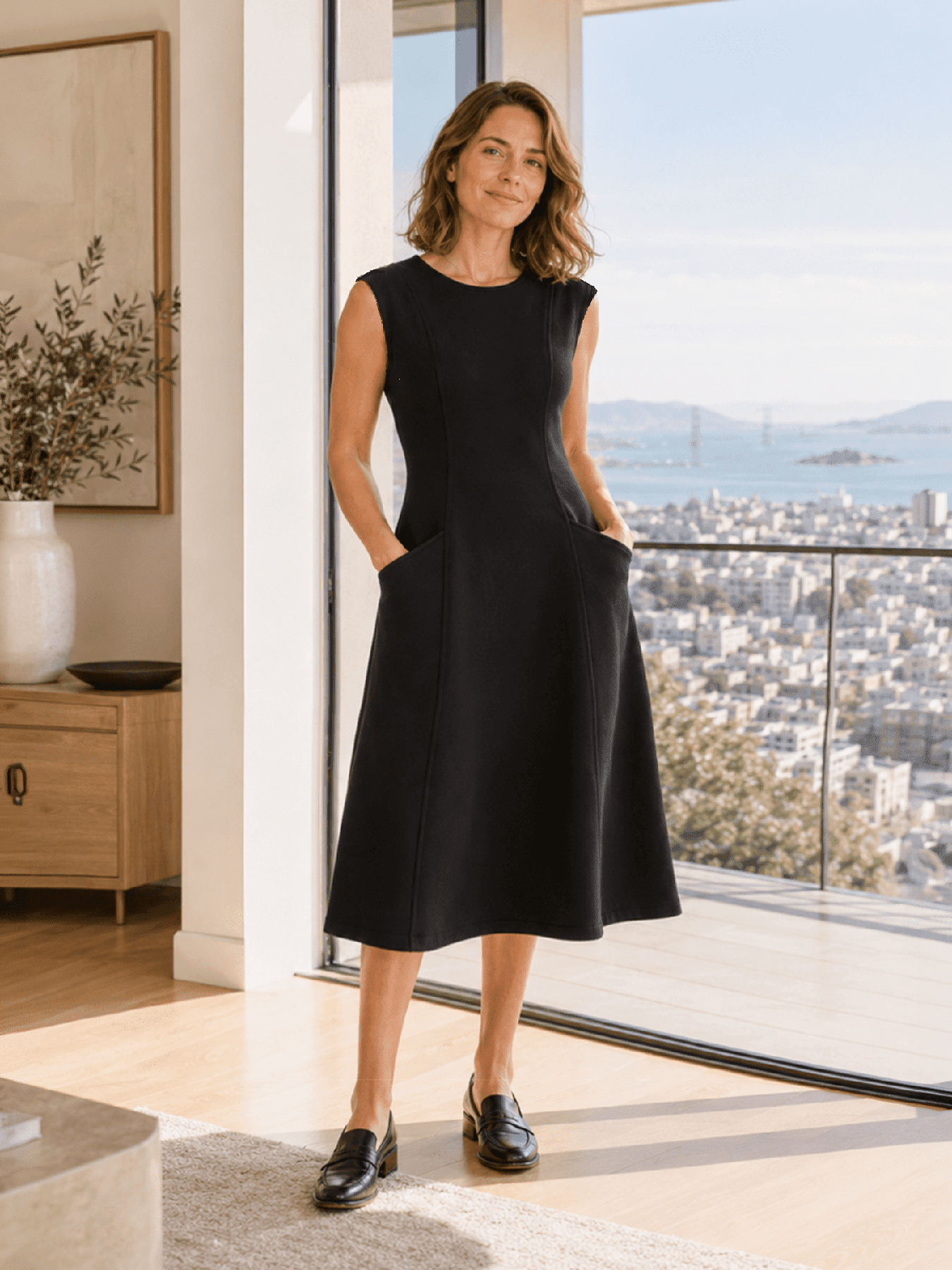GWEN dress Black - Lesley Evers-Dress-formal-Shop
