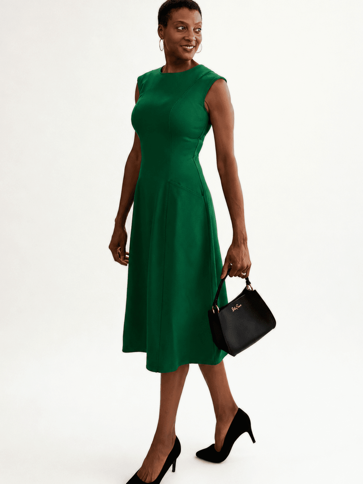 GWEN dress Green - Lesley Evers-Dress-formal-Shop