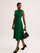 GWEN dress Green - Lesley Evers-Dress-formal-Shop
