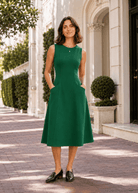 GWEN dress Green - Lesley Evers-Dress-formal-Shop