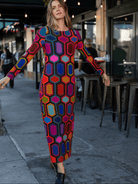 HARLOW dress Pavilion Multi - Lesley Evers-Dress-formal-Shop