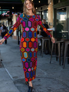 HARLOW dress Pavilion Multi - Lesley Evers-Dress-formal-Shop