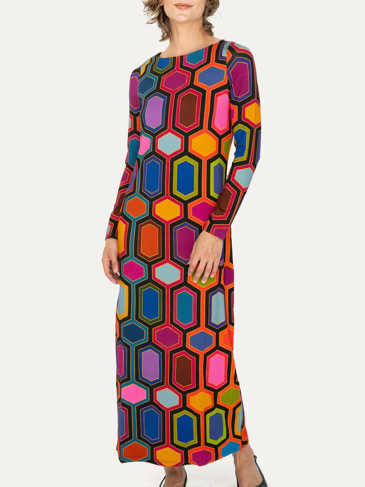 HARLOW dress Pavilion Multi - Lesley Evers-Dress-formal-Shop