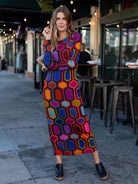 HARLOW dress Pavilion Multi - Lesley Evers-Dress-formal-Shop