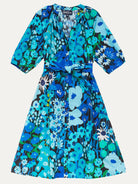 HARRIET dress Garden Party Blue - Lesley Evers-harriet-Shop-Shop/All Products
