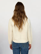 HAZEL cardigan Ivory - Lesley Evers-cardigan-dinner with friends-emma