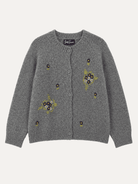 HAZEL cardigan Slate - Lesley Evers-cardigan-dinner with friends-emma