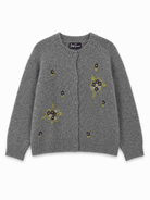 HAZEL cardigan Slate - Lesley Evers-cardigan-dinner with friends-emma