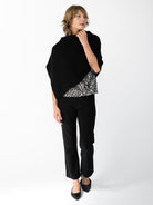 HELEN poncho Black - Lesley Evers-rain poncho-Shop-Shop/All Products