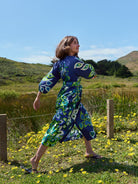 HENRIETTA dress Peacock Navy - Lesley Evers - 