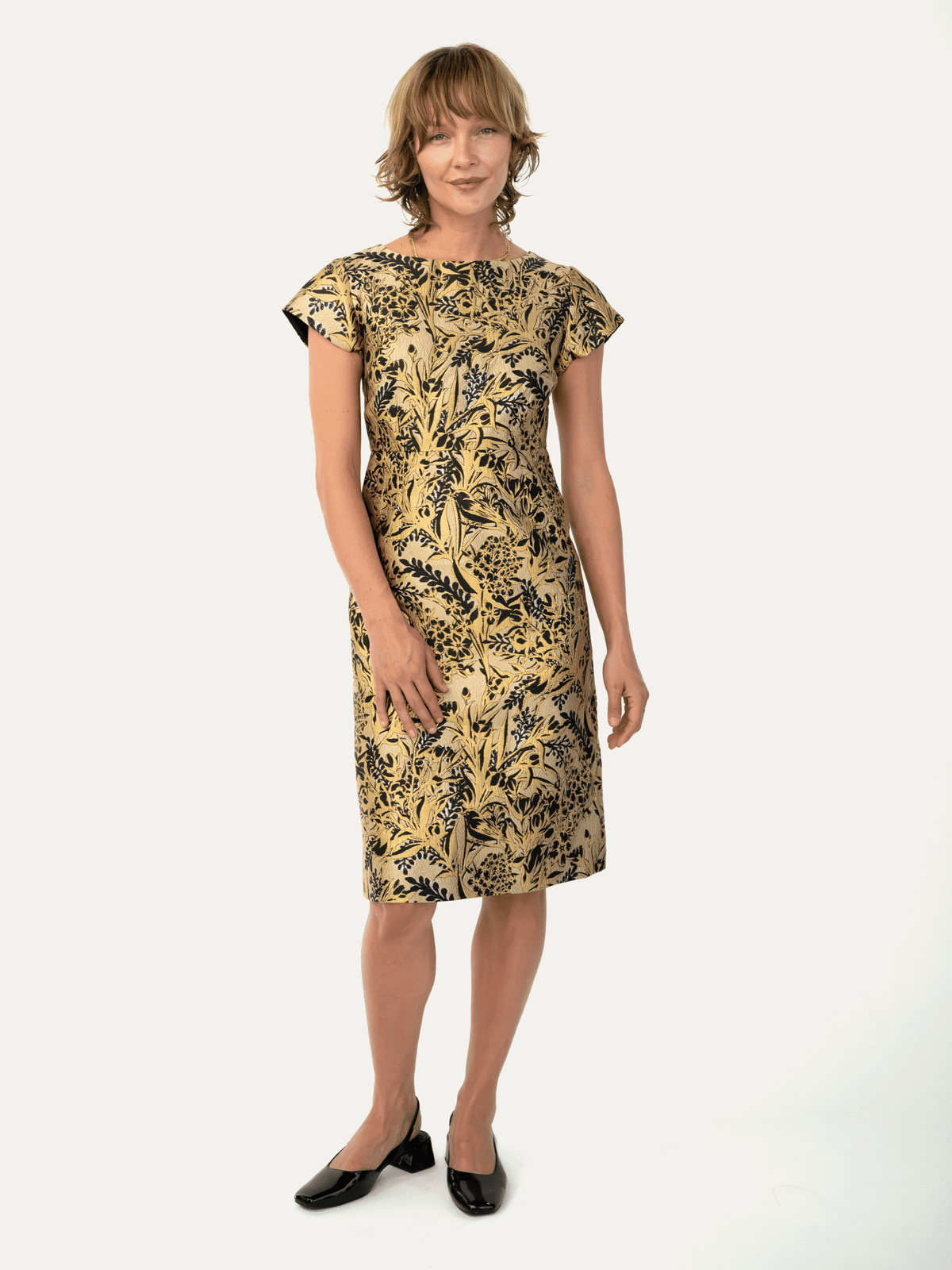 HOLLY dress Hidden Perch - Lesley Evers-coat-gown-lined coat