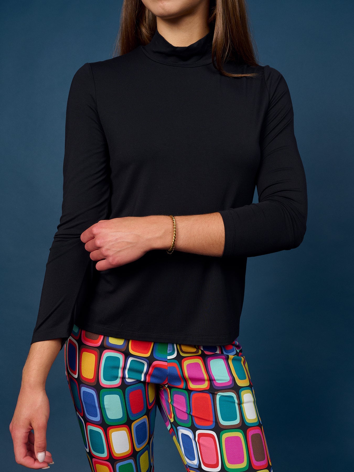 IDA tee Black - Lesley Evers-basics-ida-long sleeve