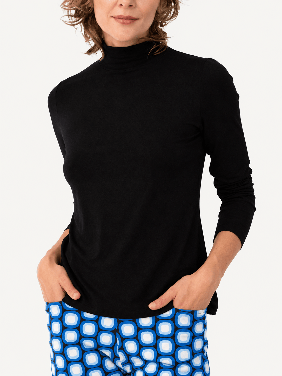 IDA tee Black - Lesley Evers-basics-ida-long sleeve