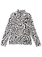 IDA tee Fern Black and White - Lesley Evers - basics - ida - long sleeve