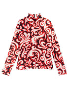 IDA tee Filigree Red - Lesley Evers - basics - ida - long sleeve