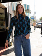 IDA tee Peacock Feather - Lesley Evers-basics-ida-long sleeve