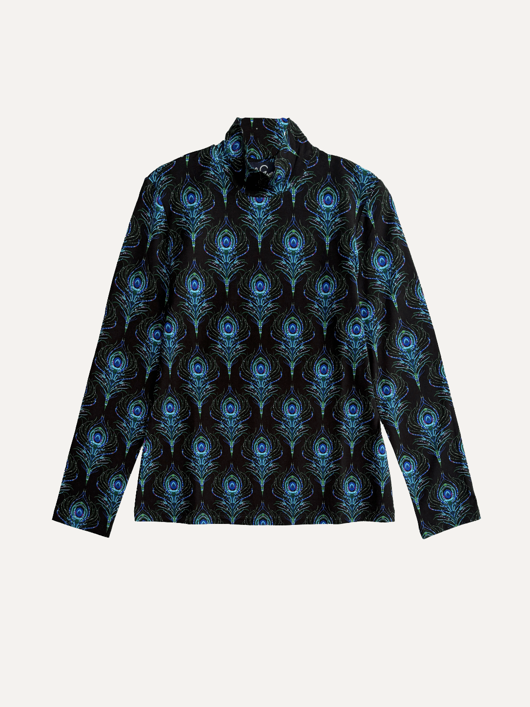 IDA tee Peacock Feather - Lesley Evers-basics-ida-long sleeve