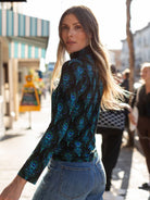 IDA tee Peacock Feather - Lesley Evers-basics-ida-long sleeve