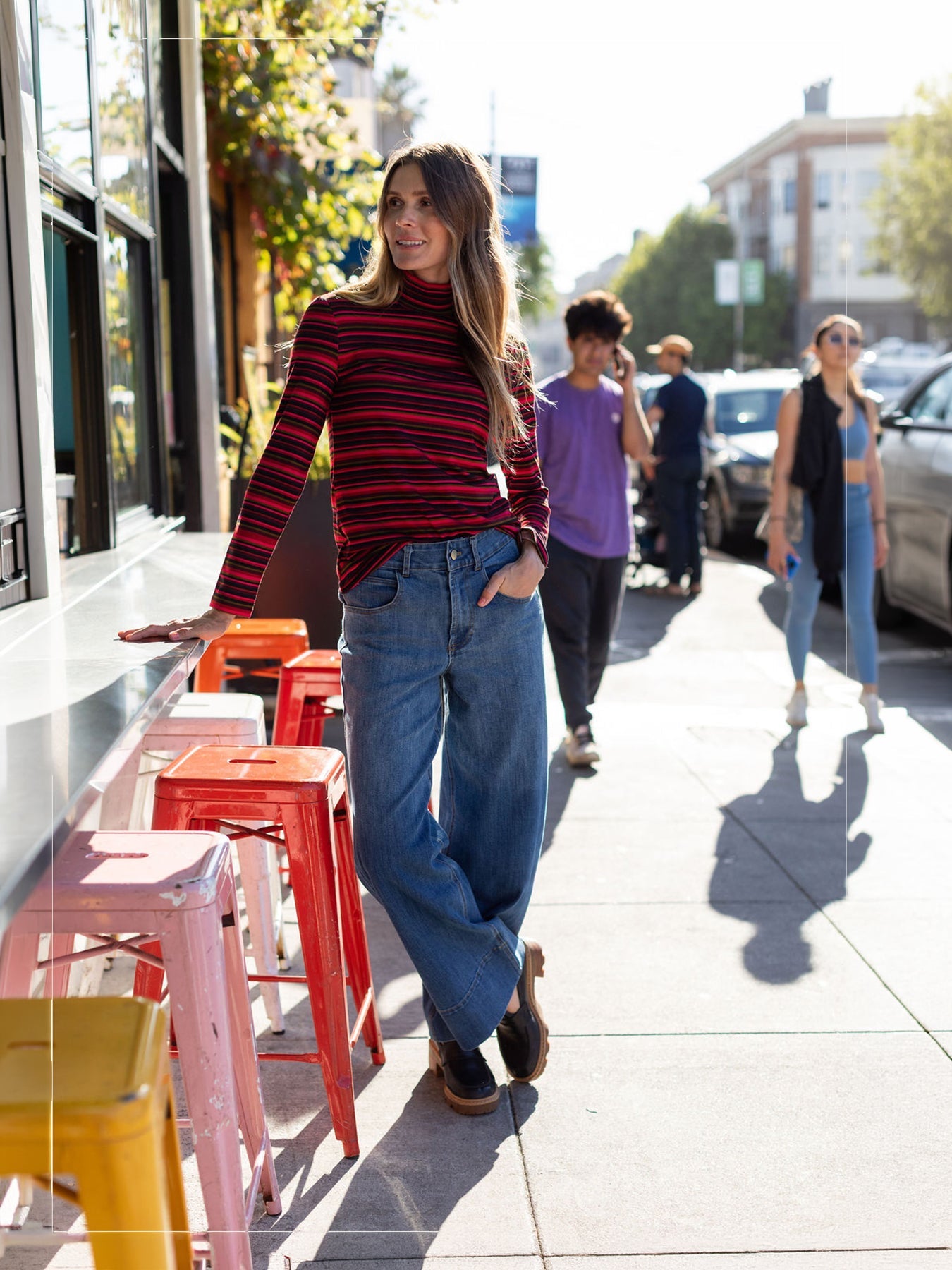 IDA tee Red Stripe - Lesley Evers-basics-ida-long sleeve