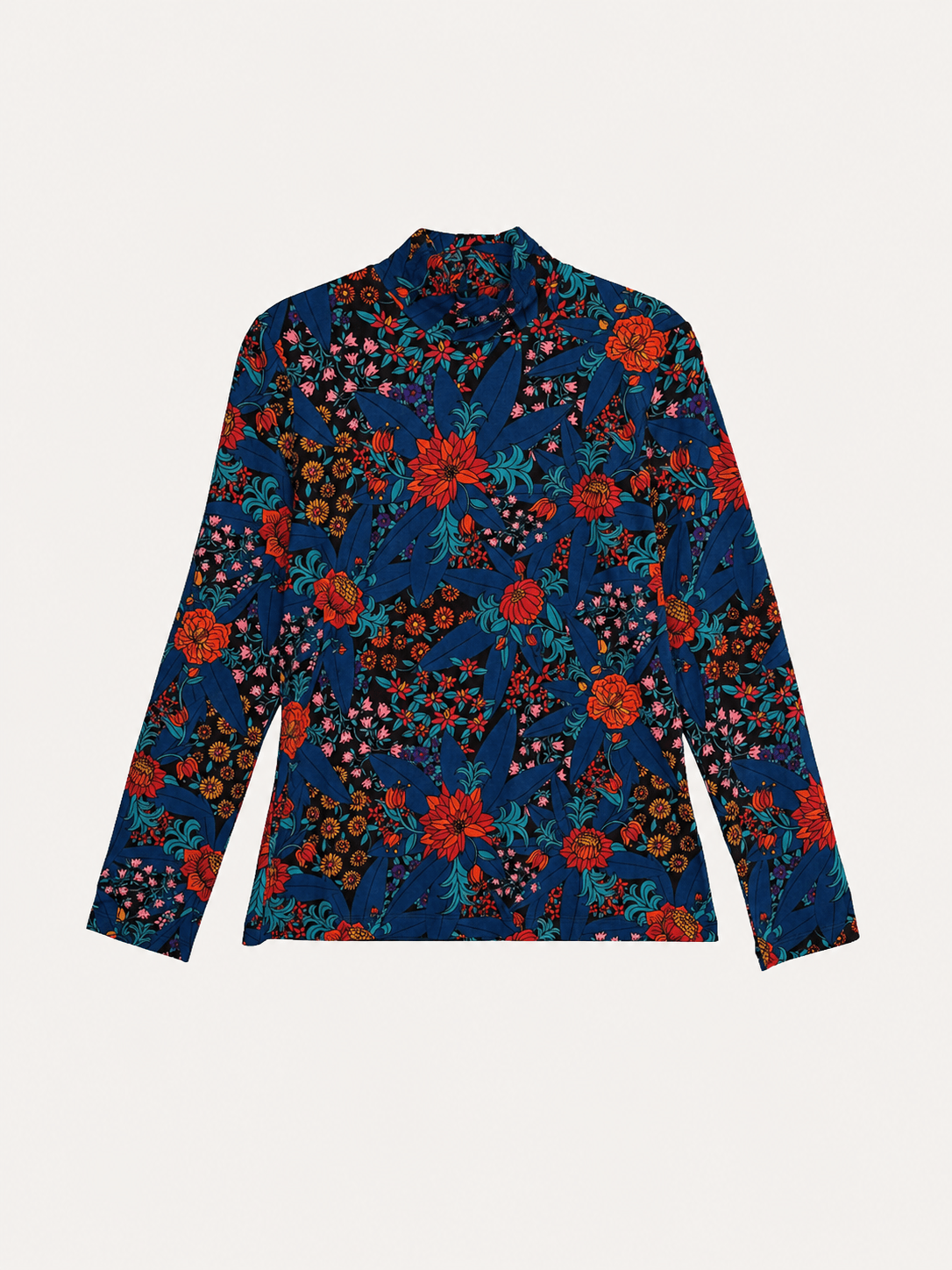 IDA tee Splendor Teal - Lesley Evers-basics-ida-long sleeve