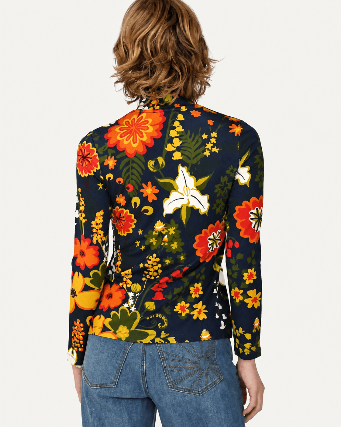 IDA tee Woodland Navy - Lesley Evers-basics-ida-long sleeve