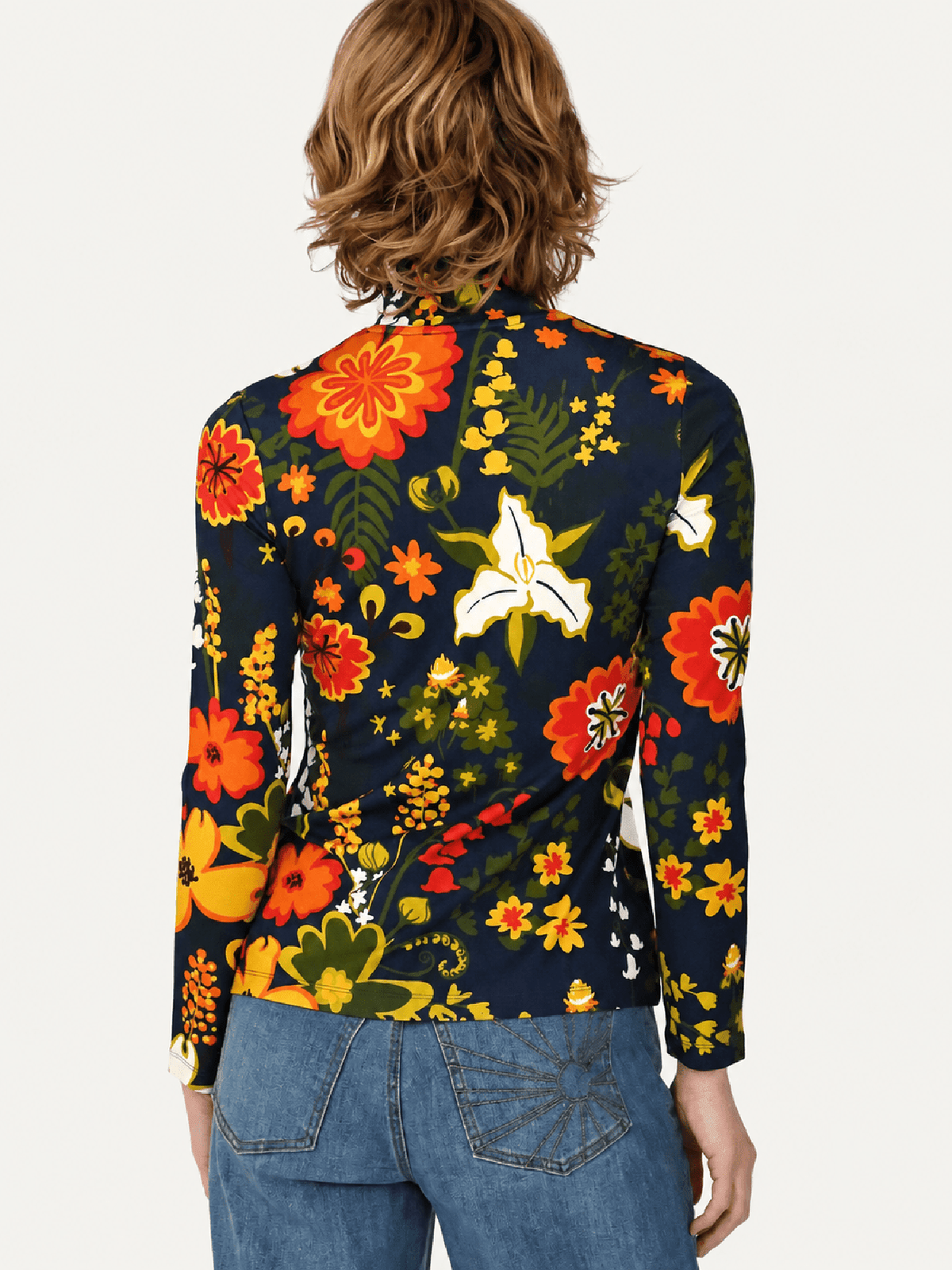 IDA tee Woodland Navy - Lesley Evers-basics-ida-long sleeve