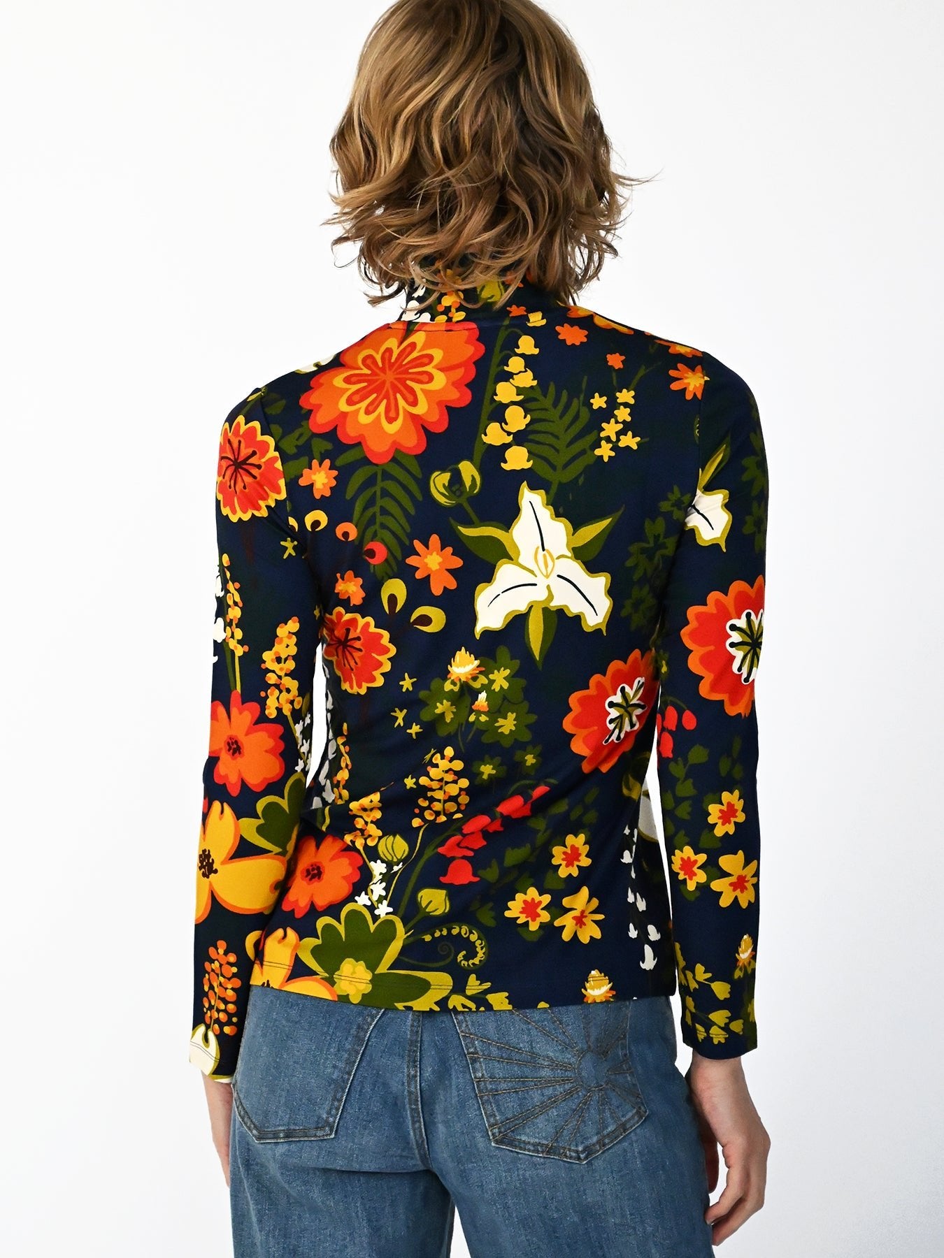 IDA tee Woodland Navy - Lesley Evers-basics-ida-long sleeve