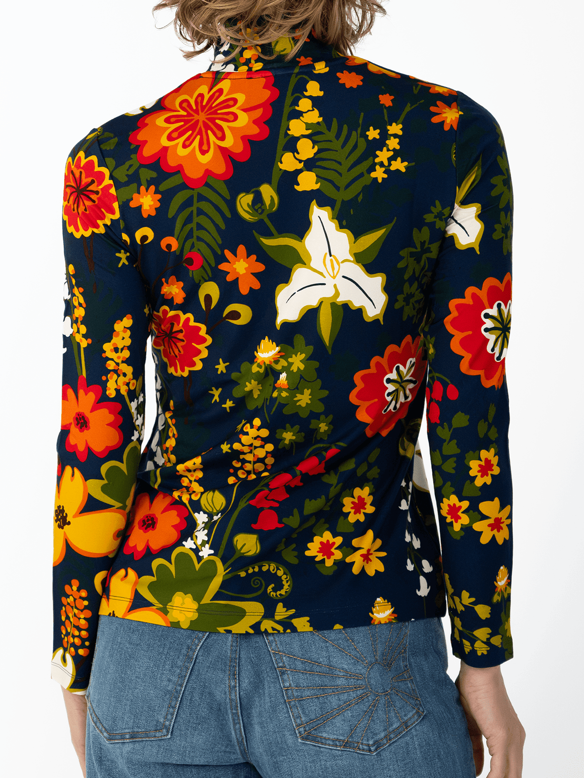 IDA tee Woodland Navy - Lesley Evers-basics-ida-long sleeve