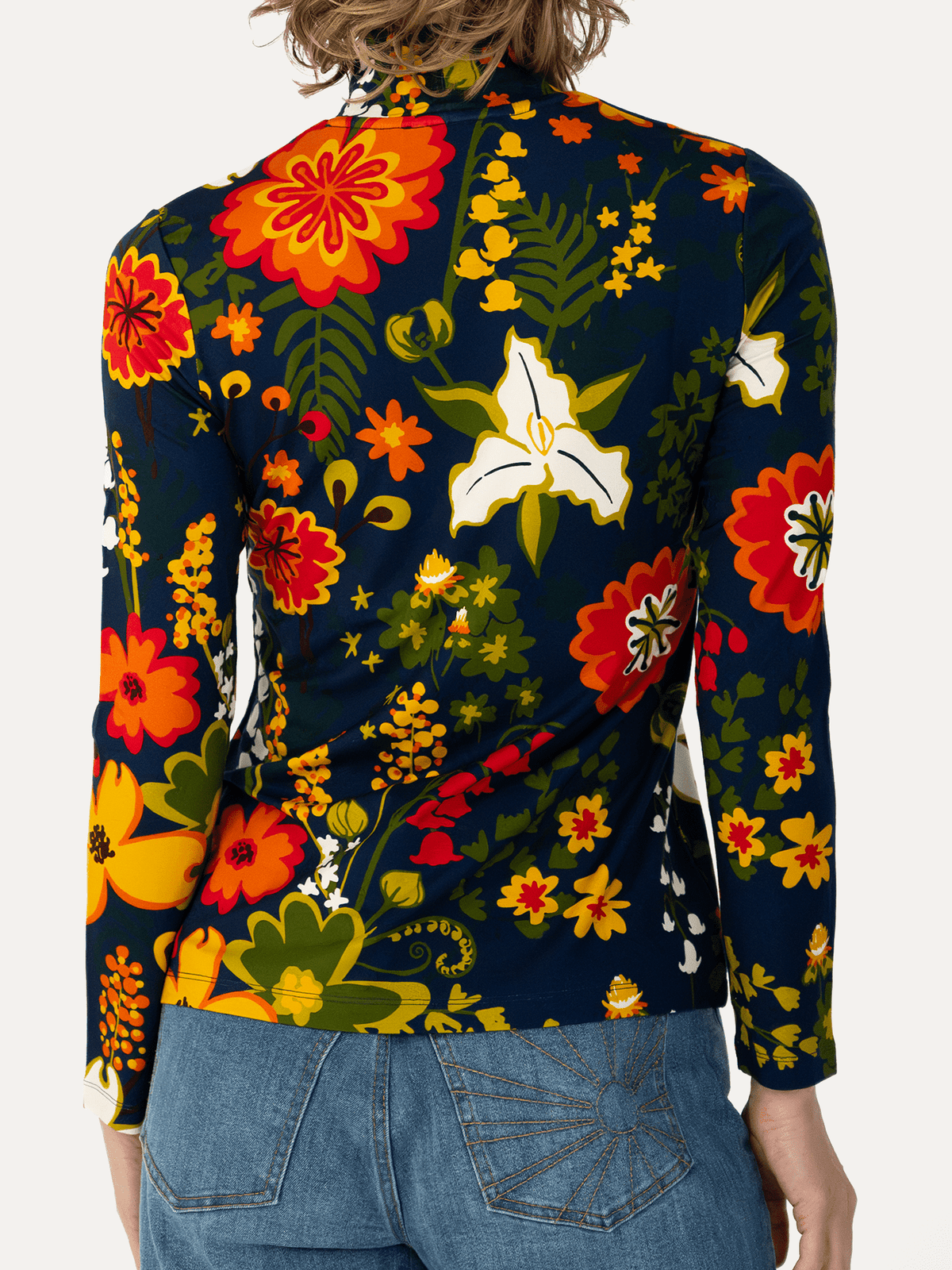 IDA tee Woodland Navy - Lesley Evers-basics-ida-long sleeve