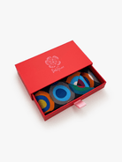 INES silk twilly scarf Circles - Lesley Evers - Accessories - cornice - cotton silk