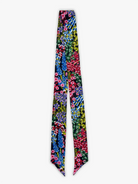 INES silk twilly scarf Spring Meadow - Lesley Evers - Accessories - cornice - cotton silk