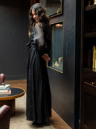 ISADORA dress Black Velvet Dots - Lesley Evers - Dress - formal - Shop