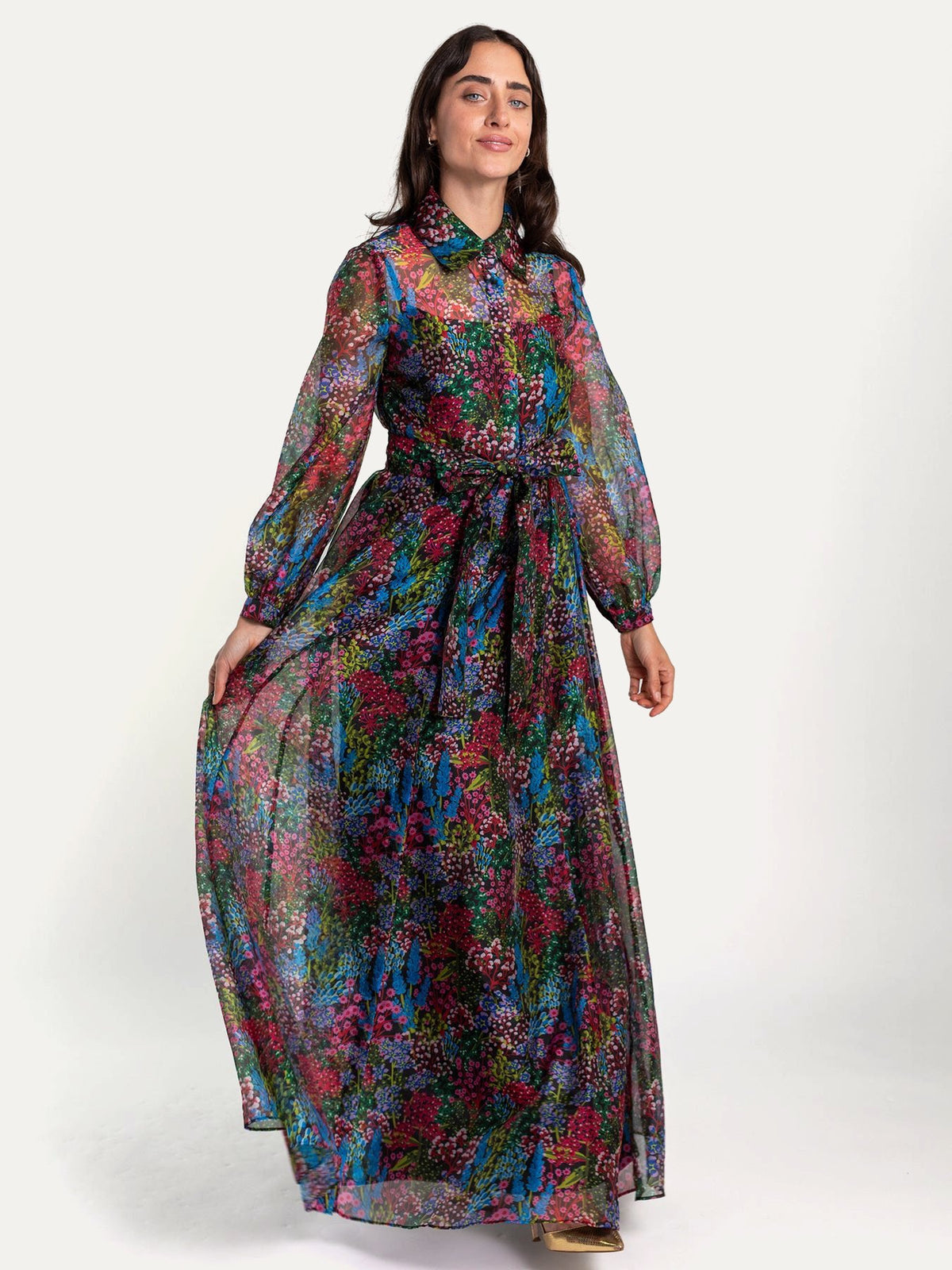 ISADORA dress Spring Meadow - Lesley Evers-Dress-formal-gown