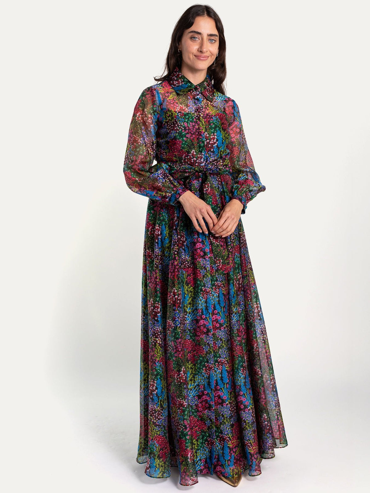 ISADORA dress Spring Meadow - Lesley Evers-Dress-formal-gown