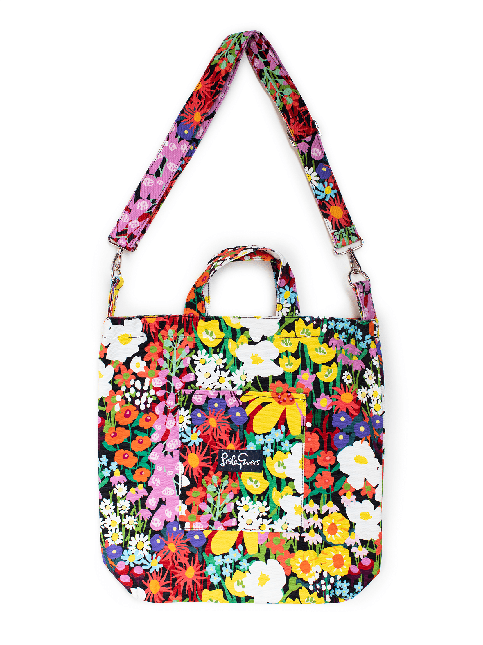 IVY tote Garden Party - Lesley Evers-Accessories-Bird Collection-Cotton Canvas