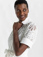 JANE dress White Eyelet - Lesley Evers - Dress - eyelet - eyelet dress