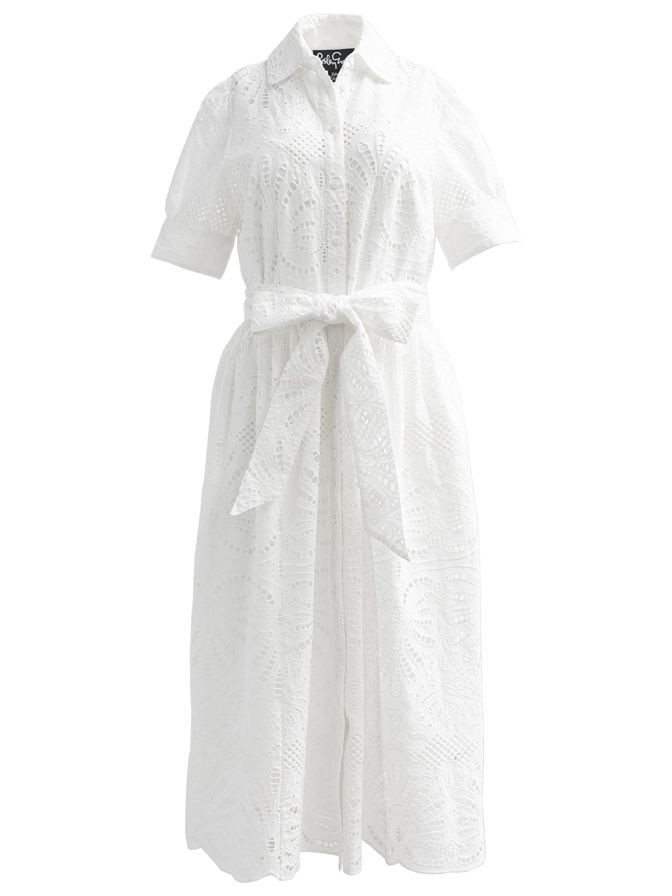 JANE dress White Eyelet - Lesley Evers - Dress - eyelet - eyelet dress
