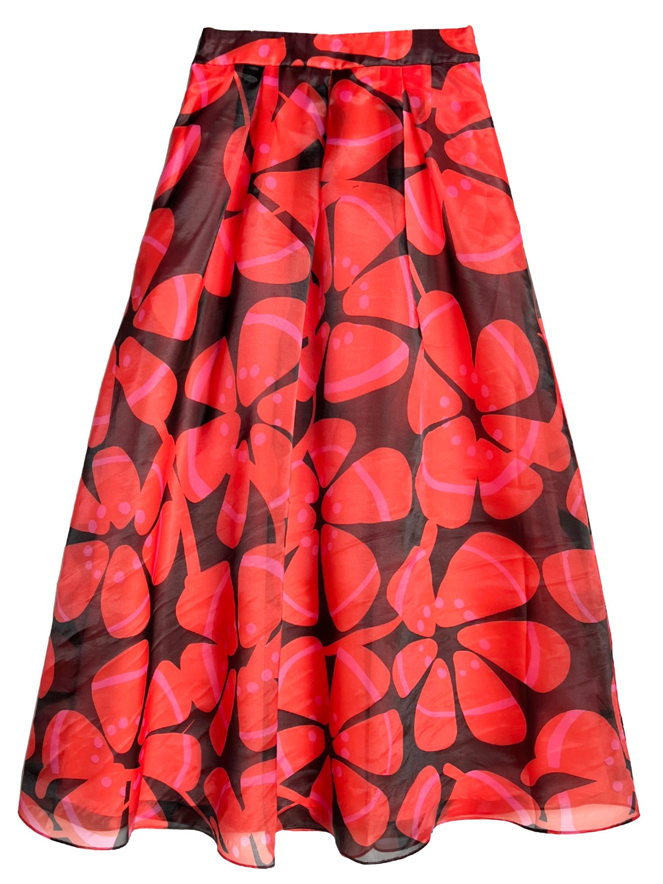 JASMINE maxi skirt Anemone Red - Lesley Evers - holiday - jasmine - maxi skirt