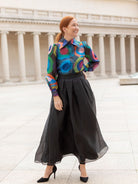 JASMINE maxi skirt Black - Lesley Evers - holiday - jasmine - maxi skirt