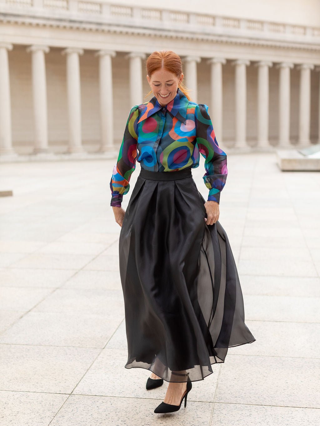 JASMINE maxi skirt Black – Lesley Evers