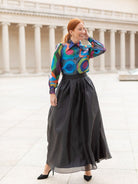 JASMINE maxi skirt Black - Lesley Evers - holiday - jasmine - maxi skirt