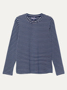 JEANETTE tee Navy & White Stripe - Lesley Evers-Black-black and white-Shop