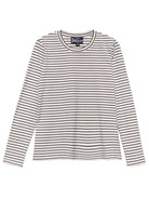 JEANETTE tee White & Black Stripe - Lesley Evers - Black - black and white - Shop