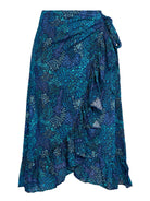 JENNY wrap skirt May Flowers Blue - Lesley Evers - may flowers - new - New Arrivals