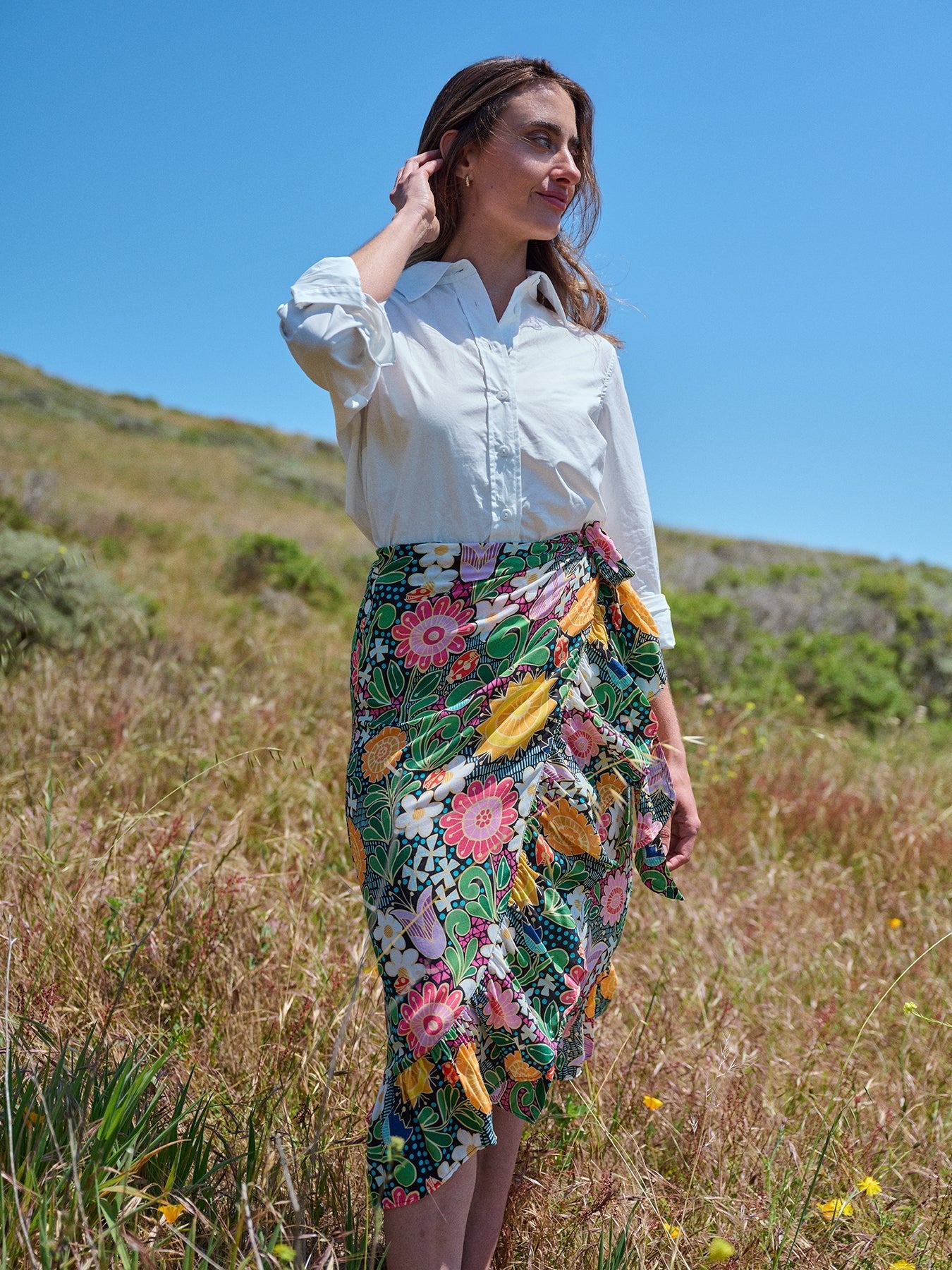 JENNY wrap skirt Sunshine – Lesley Evers
