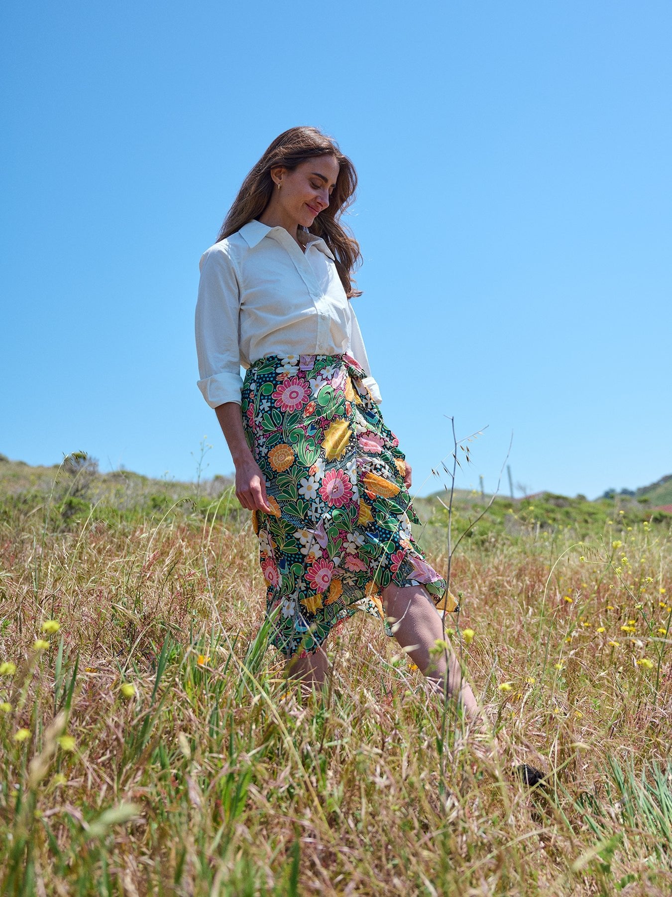 JENNY wrap skirt Sunshine - Lesley Evers - new - New Arrivals - Shop