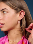 JOLIE Earrings Rose Quartz - Lesley Evers-Accessories-accessory-new
