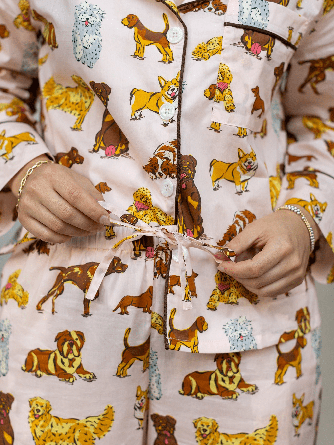 JOSEPHINE pajama Dogs - Lesley Evers - cotton PJs - friday - gifts under $150